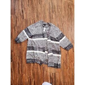 Lane Bryant Nubby Open Front Cardigan Wimens Size26/28